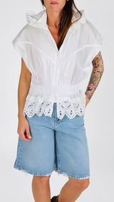 Gilet popeline+san gallo H.