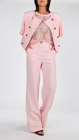 Pantalone twill fiammato H.