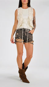 Gilet nastro crochet H.