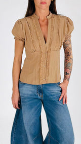 Camicia coreana rouches H.