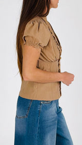Camicia coreana rouches H.