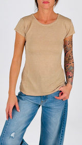 T-shirt lino melange