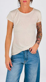 T-shirt lino melange