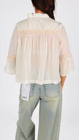 Camicia mussola 3/4 passamaneria H.