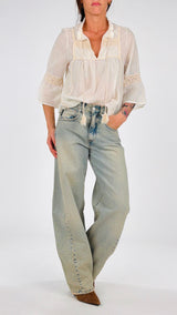 Camicia mussola 3/4 passamaneria H.