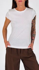 T-shirt aletta cotone operato T.