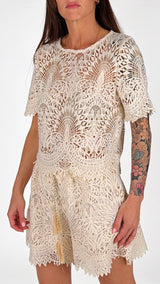 Maglia crochet smerlato H.