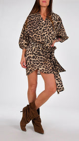 Abito wrap mussola leo H.