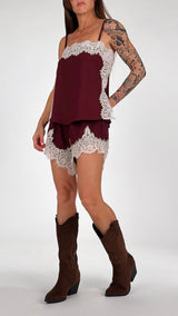 Top lingerie pizzo spacchi H.