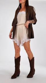 Short farfalla pizzo H.