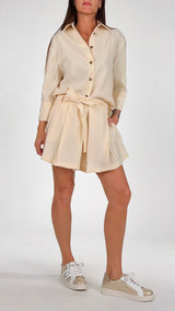 Short cannoni cupro H.