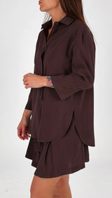 Camicia cupro 3/4 H.