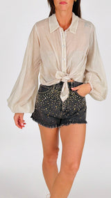 Camicia mussola tinta H.