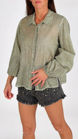 Camicia mussola tinta H.