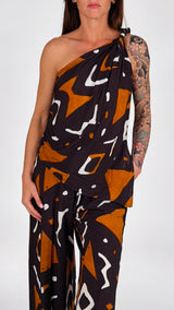 Top torchon fantasia geometrica H.