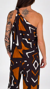 Top torchon fantasia geometrica H.
