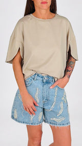 T-shirt scatolina manica aperta Vic.