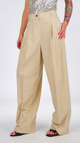 Pantalone lino palazzo pences Vic.