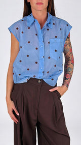 Camicia smanicata pois T.