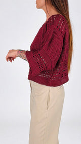 Maglia crochet filI Vic.