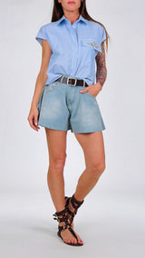 Short Ivy light blu