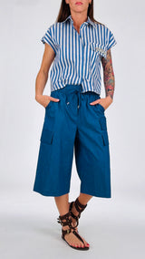 Bermuda cargo chambray stretch T.