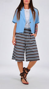 Bermuda jersey righe T.