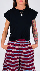 T-shirt collana H.
