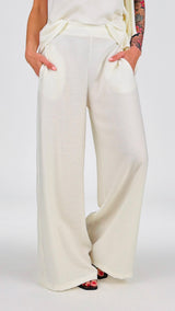 Pantalone viscosa flare H.