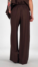Pantalone viscosa flare H.