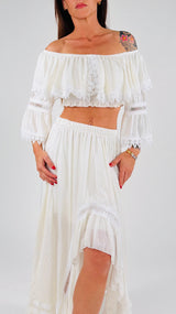 Crop top intarsi Lola