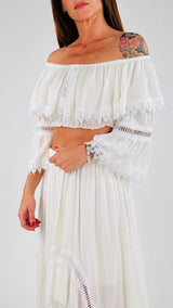 Crop top intarsi Lola