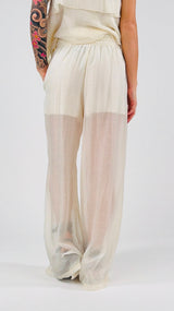 Pantalone organza elastico H.
