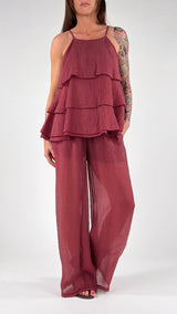 Top organza balze H.
