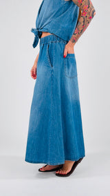 Gaucho chambray Kiki