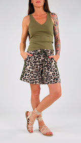 Short leo coulisse+bande