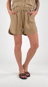 Short lino cotone Athena