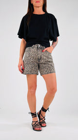 Short drill leo grey H.