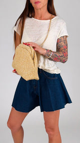 Pochette rafia