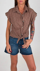 Camicia san gallo nodo Twin