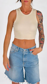 Canotta crop costina H.