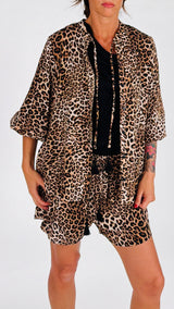 Camicia lino viscosa leo T.