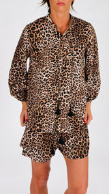 Camicia lino viscosa leo T.