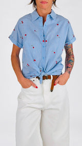 Camicia ciliegie e cuori K.