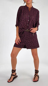 Camicia san gallo rosoni H.