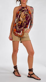 Top fazzoletto jungle T.