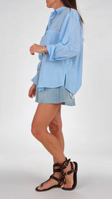 Camicia mussola tasche H.