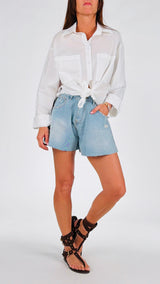 Camicia mussola tasche H.