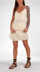 Top lingerie lino stuoia H.