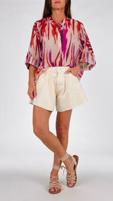 Camicia palme sfumate H.